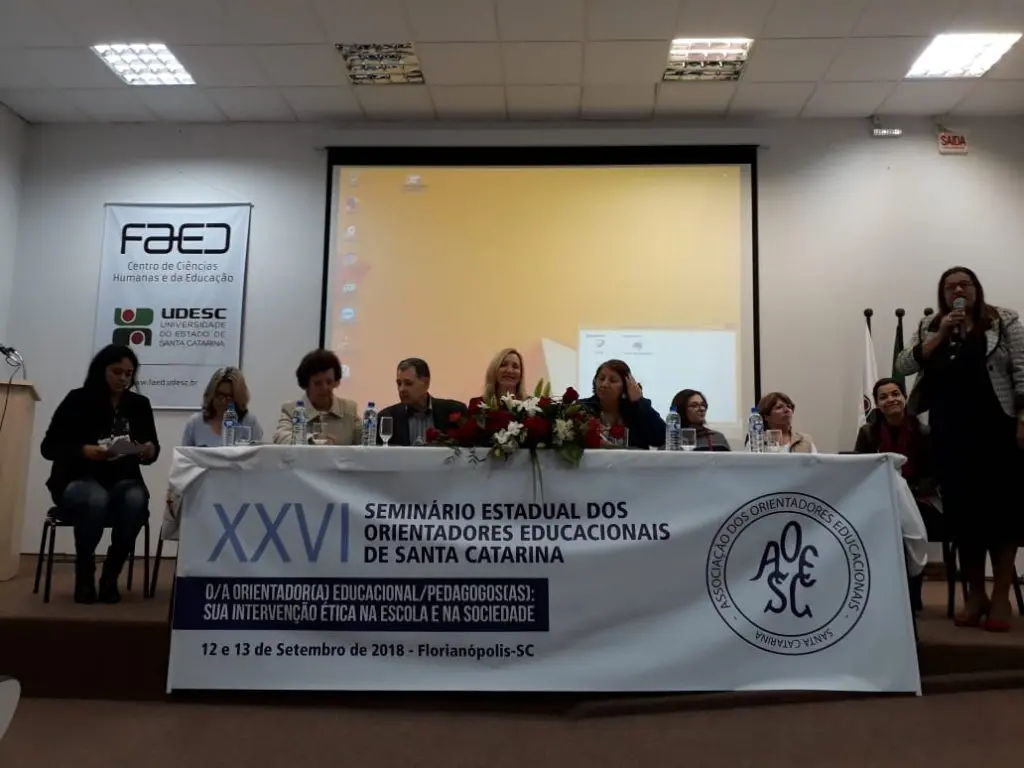 Mesa de Autoridades do XXVI Seminário da AOESC