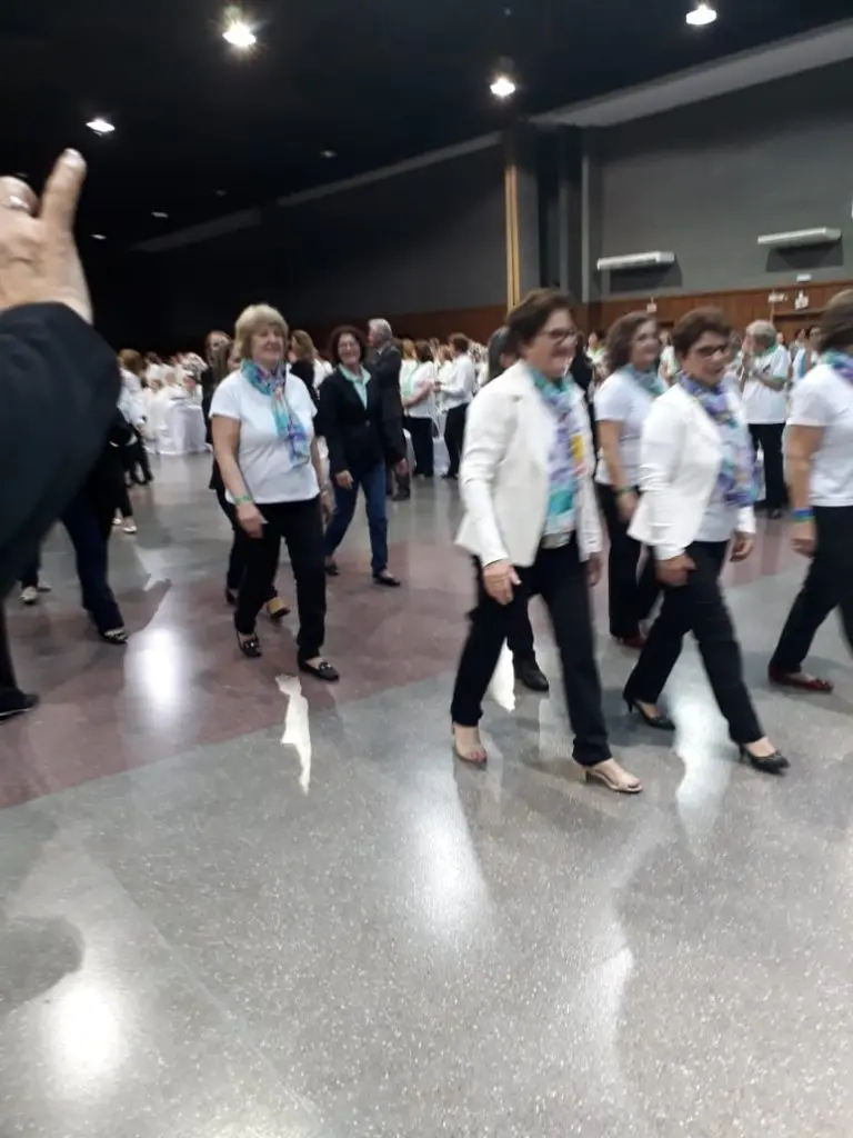 Desfile das Delegações durante a Comemoração do Dias dos/as Professores/as